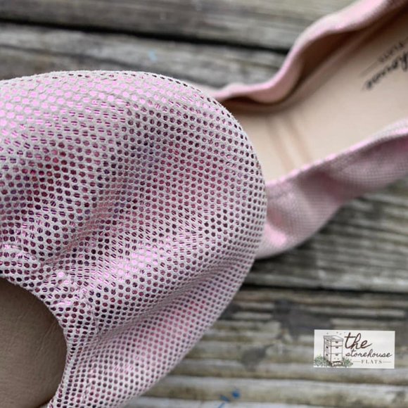Special Edition Blush Shimmer Storehouse Flats - Picture 1 of 8